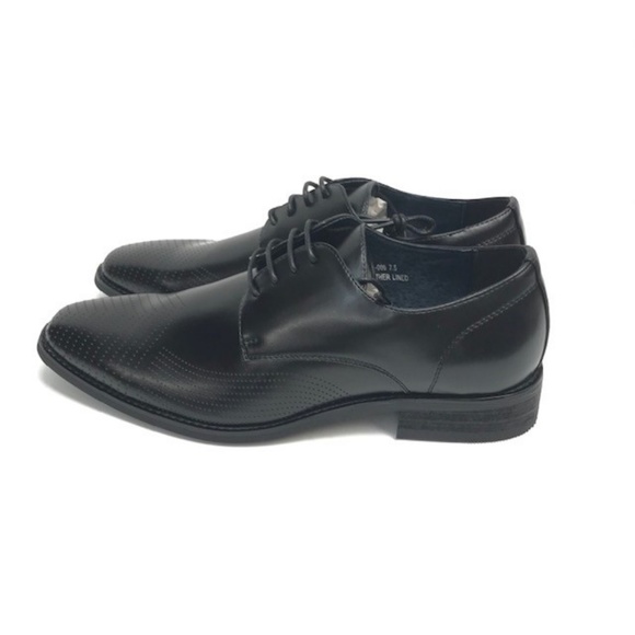Amali Men\'s Black Wing Tip Oxford Dress Shoes Sizes 10 - 15